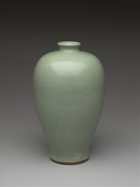 龍泉窯 青瓷梅瓶