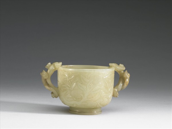 玉雕荔枝靈芝耳爐