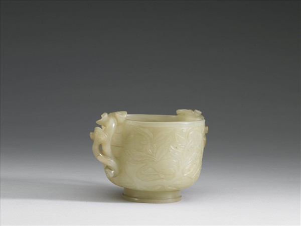 玉雕荔枝靈芝耳爐