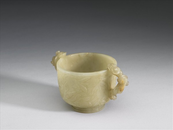 玉雕荔枝靈芝耳爐