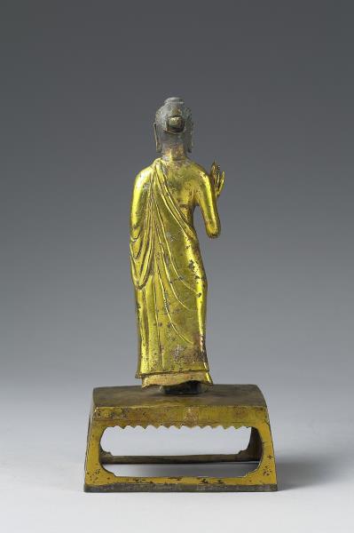 中國 隋 銅鎏金 藥師佛像