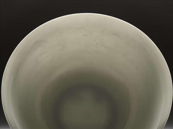 甜白釉雙龍紋碗