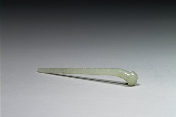 「子剛」玉螭紋簪