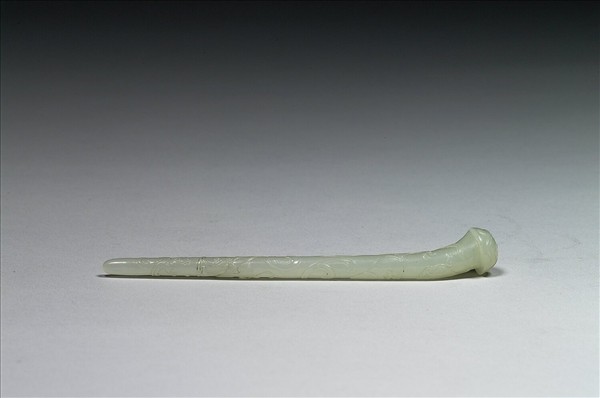 「子剛」玉螭紋簪