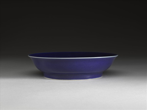 霽青釉盤