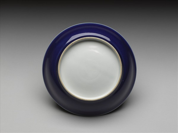 霽青釉盤