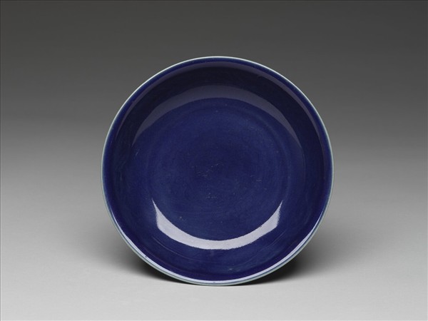 霽青釉盤