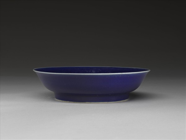 霽青釉盤