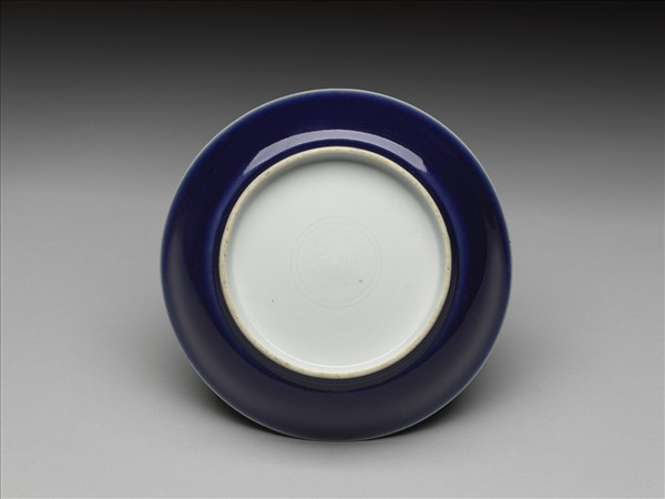 霽青釉盤