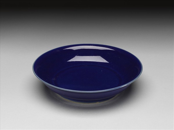 霽青釉盤