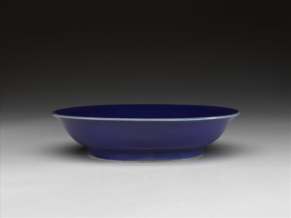 霽青釉盤