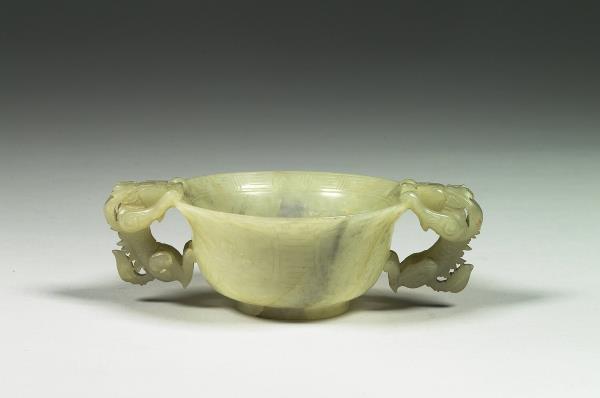 玉壽字雙龍耳爐