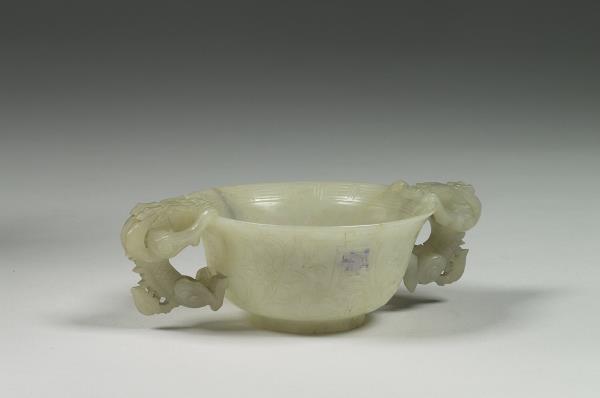 玉壽字雙龍耳爐