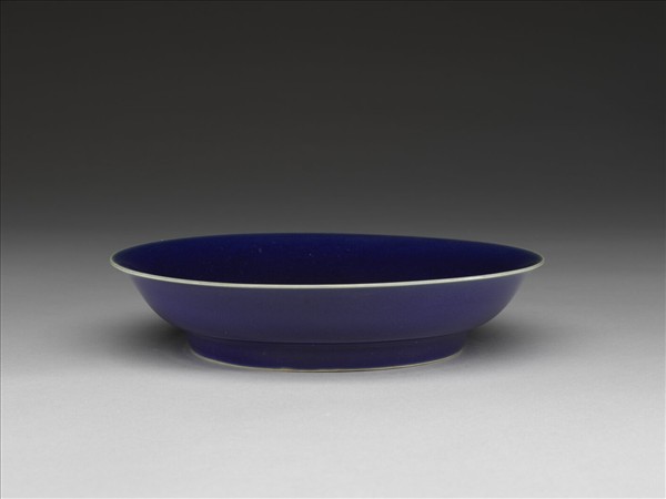 霽青釉盤