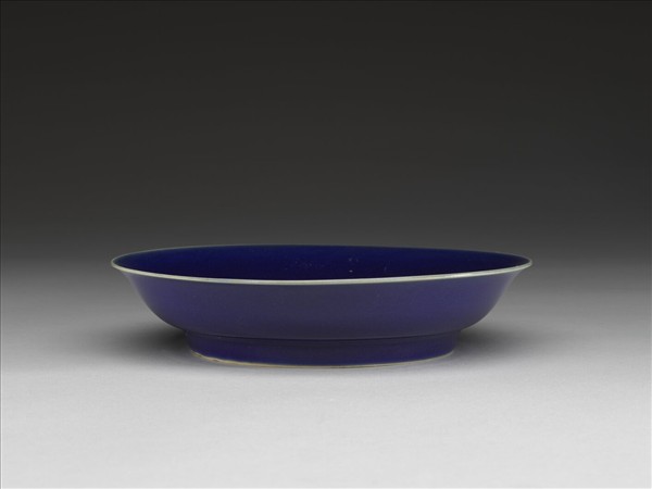 霽青釉盤