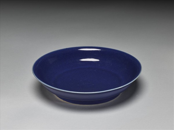 霽青釉盤