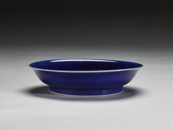 霽青釉盤