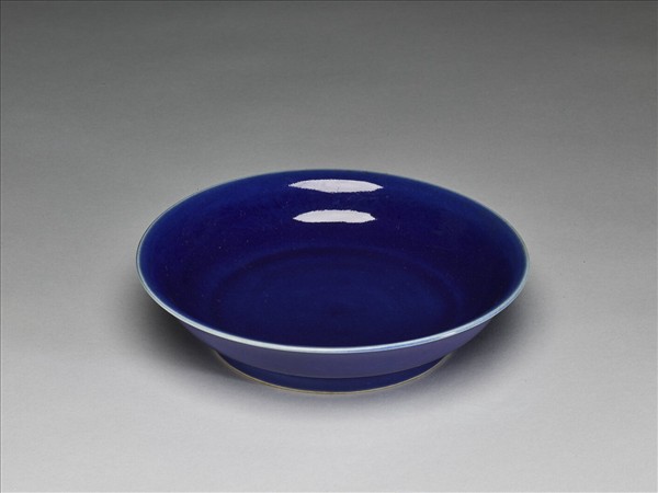 霽青釉盤