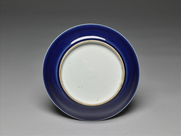 霽青釉盤