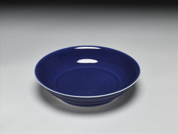霽青釉盤