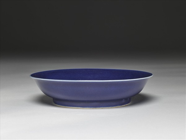 霽青釉盤