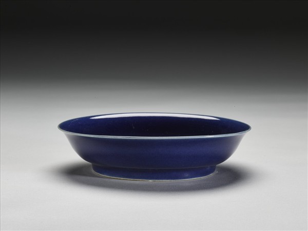 霽青釉盤