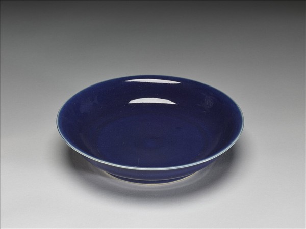 霽青釉盤