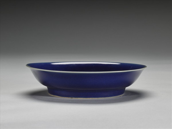 霽青釉盤