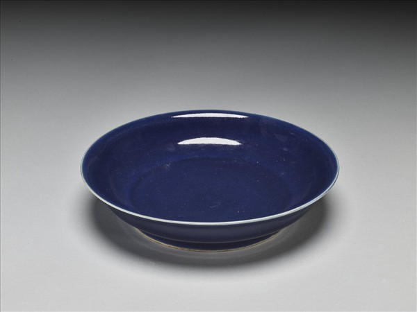 霽青釉盤