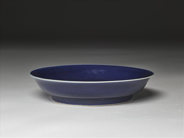 霽青釉盤
