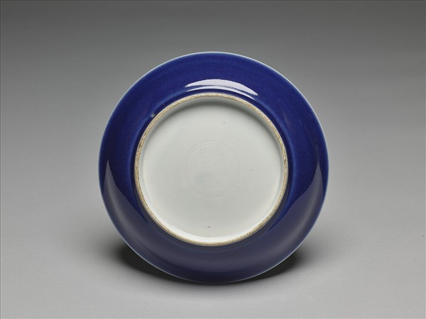 霽青釉盤
