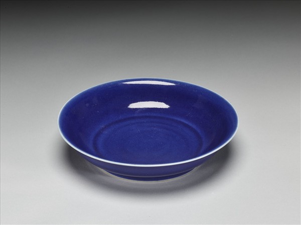 霽青釉盤