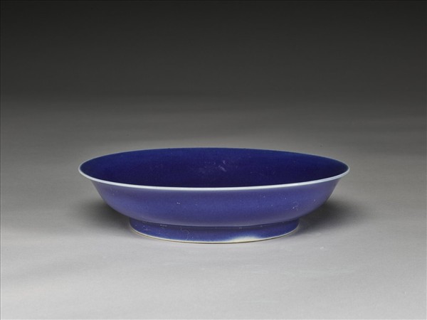 霽青釉盤