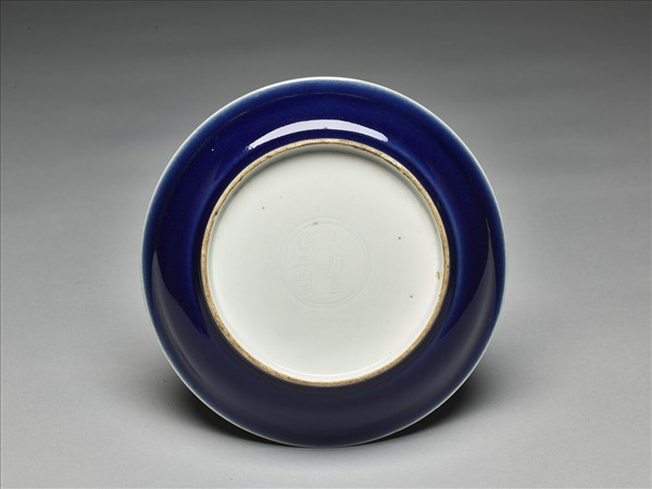 霽青釉盤