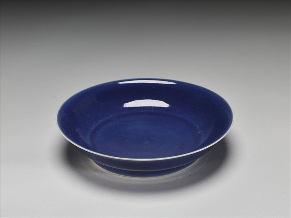 霽青釉盤