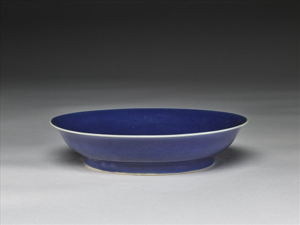 霽青釉盤
