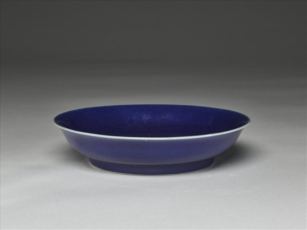 霽青釉盤