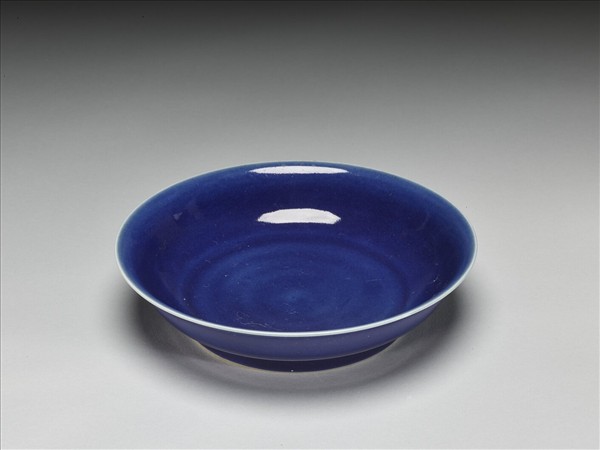 霽青釉盤