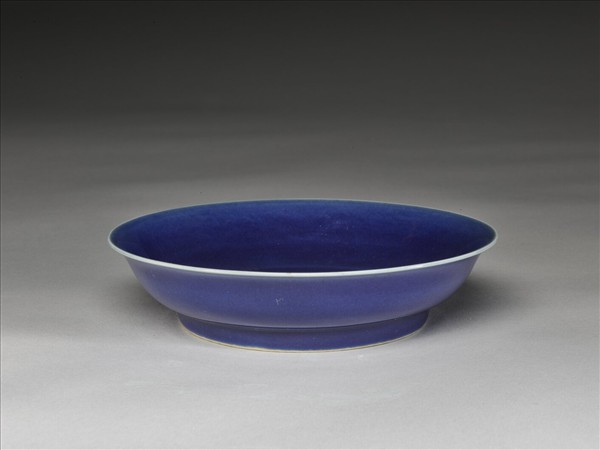 霽青釉盤