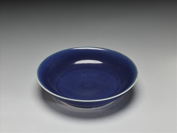 霽青釉盤