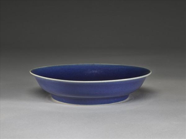 霽青釉盤