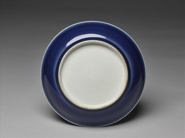 霽青釉盤
