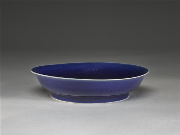 霽青釉盤