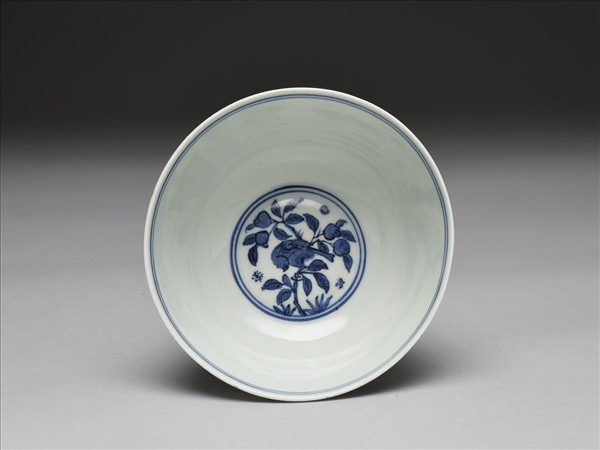青花花鳥紋碗