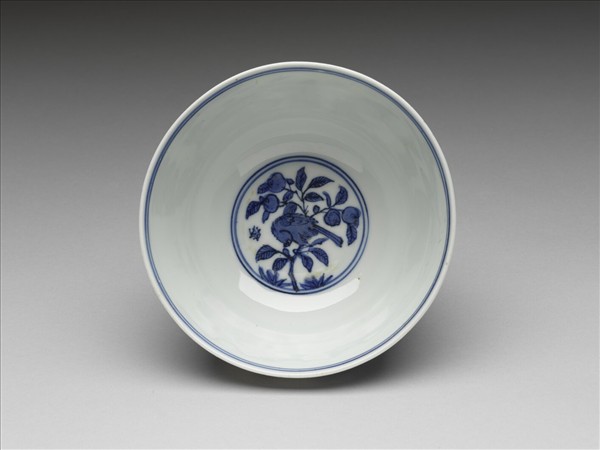 青花花鳥紋碗