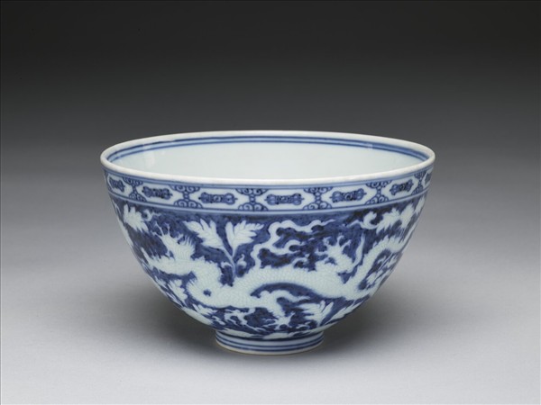 官窯 青花龍紋碗