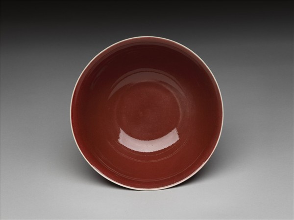 官窯 霽紅龍紋碗