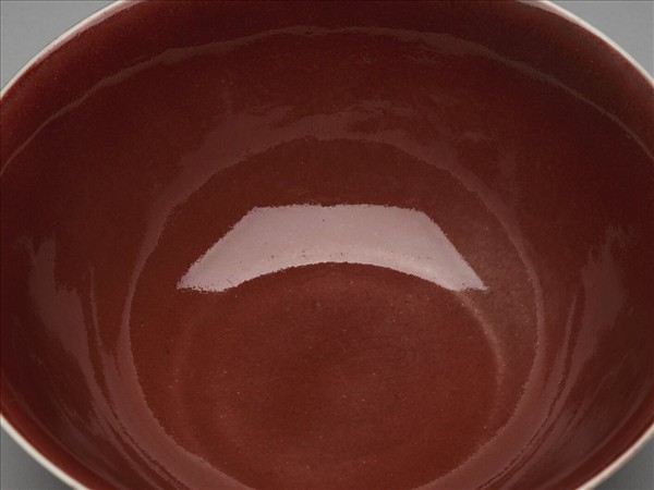 官窯 霽紅龍紋碗