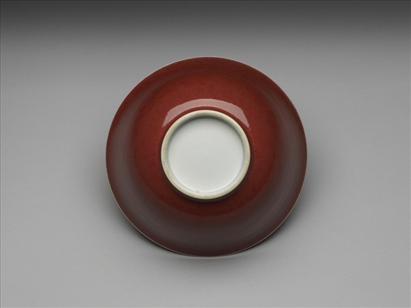 官窯 霽紅龍紋碗