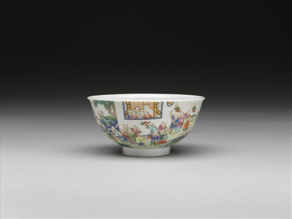 粉彩嬰戲圖碗